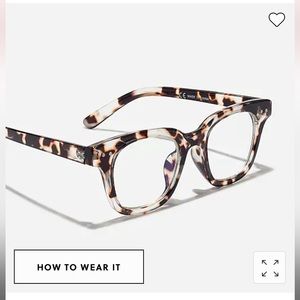 J.Crew giraffe clear tortoise Blue Light Protection Glasses